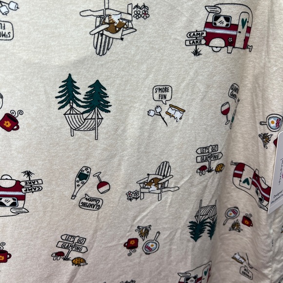 Womens 2pc camping pajama lounge set nwt - Picture 14 of 15
